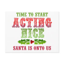 Christmas Act Nice postcards