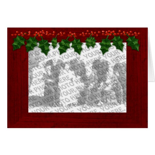 Christmas Add Your Photo Frame Customizable Card | Zazzle