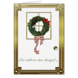 Christmas Address Change Greeting Greeting Card