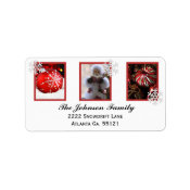 Christmas Address Labels label