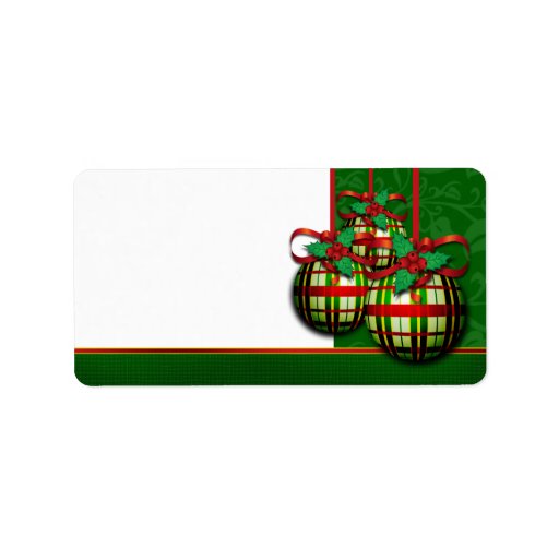 Christmas Address Labels For Holiday Card Mailing | Zazzle