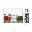 Christmas Adirondack Chairs Stamps stamp