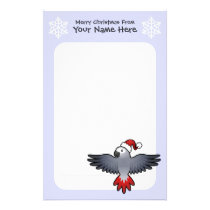 Christmas African Grey / Amazon / Parrot Stationery Paper
