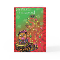 Christmas African Style cards by Eish_Studio Christmas African Style cards