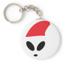 Christmas Alien Key Chain