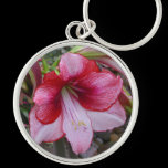 Christmas Amaryllis Keychain