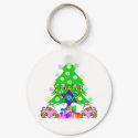 Christmas and Chanukah Holiday Keychain by bonfirechristmas Christmas and Chanukah Holiday Keychain