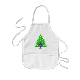 Christmas and Hanukkah Together apron