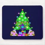 Christmas and Hanukkah Together Mouse Pads