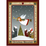 Christmas Angel(2) Ornament Acrylic Cut Out