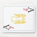 Christmas Angel - Ace of Candy Canes Mousepad