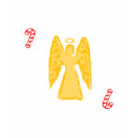 Christmas Angel - Ace of Candy Canes Shirt