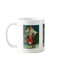 Christmas Angel and 2 Children Coffee Mug