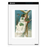 Christmas Angel and Snowman Skins For The iPad