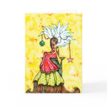 Christmas Angel Angelica Greeting Card