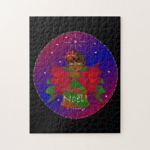Christmas Angel Baby Praying Noel puzzles