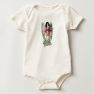Christmas Angel Baby Tee shirt