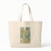 Christmas Angel Canvas Bag