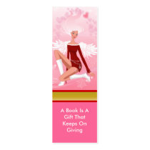 Christmas Angel Bookmark Business Card Template
