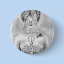 Christmas Angel Button buttons