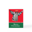 Christmas Angel Cat Card card