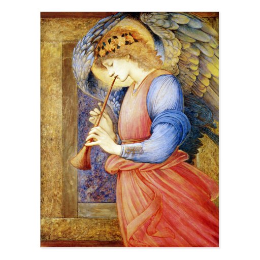 Christmas Angel Edward Burne-Jones Postcard