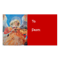 CHRISTMAS ANGEL GIFT TAG business cards by bulgan_lumini CHRISTMAS ANGEL GIFT TAG business cards