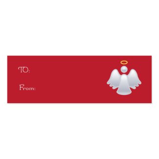 Christmas Angel Gift Tag (Skinny Business Card) profilecard