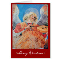 CHRISTMAS ANGEL GREETING CARD