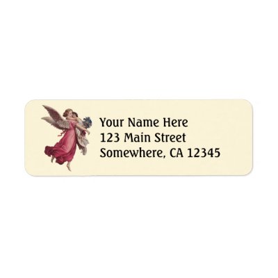 Christmas Angel labels