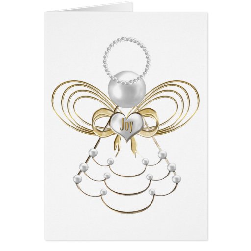 Christmas Angel of Joy Card Zazzle