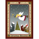 Christmas Angel Ornament Photo Cutouts