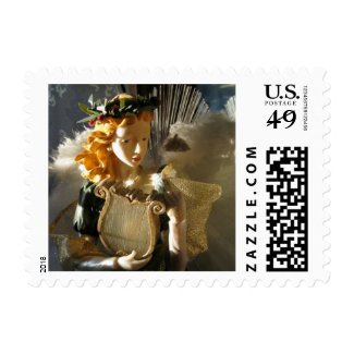Christmas Angel Postage Stamps