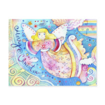 Christmas Angel postcards