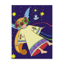 Christmas Angel postcards by perogies Christmas Angel postcards
