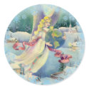 CHRISTMAS ANGEL & SNOWFLAKES by SHARON SHARPE stickers