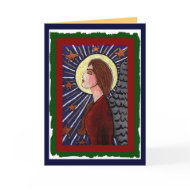 Christmas Angel & Stars - holiday card (2) card