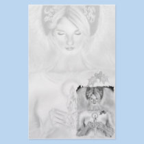 Christmas Angel Stationery
