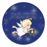 Christmas angel stickers