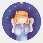 Christmas angel sticker