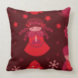 CHRISTMAS ANGEL THROW PILLOW - RED HOME GOODS pillows