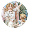 Christmas Angel with Child stickers