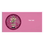 Christmas angel with Christmas tree Picture Card