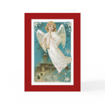 Christmas Angel with trumpets cards