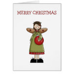 Christmas Angels · Angel & Bauble Greeting Card