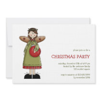 Christmas Angels · Angel & Bauble invitations
