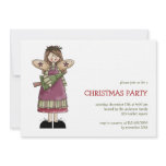 Christmas Angels · Angel &amp; Christmas Tree Personalized Invite