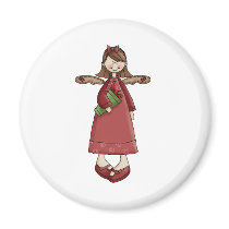 Christmas Angels · Angel & Present magnets