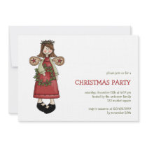 Christmas Angels · Angel & Wreath invitations