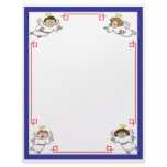 Christmas Angels Letterhead Template